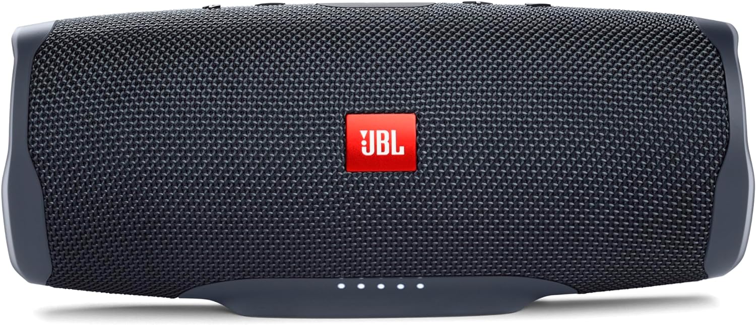 JBL Charge Essential 2 - Portable Waterproof Bluetooth Speaker with Powerbank - Gun Metal