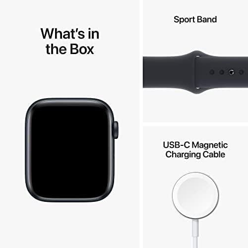 Apple Watch SE (2nd Gen) (GPS, 44mm) - Midnight Aluminum Case with Midnight Sport Band, M/L