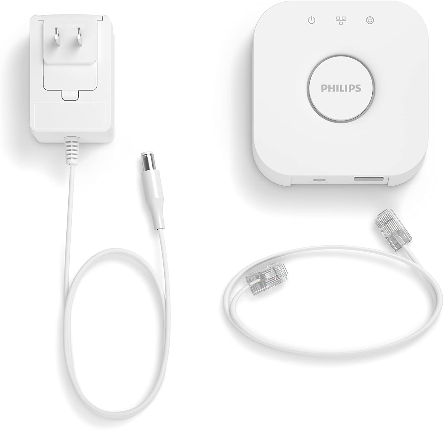Philips Hue Bridge - Unlock the Full Potential of Hue - Multi-Room and Out-of-Home Control - Create Automations and Zones - Secure, Stable Connection Won't Strain Your Wi-Fi - Works with Voice, Matter