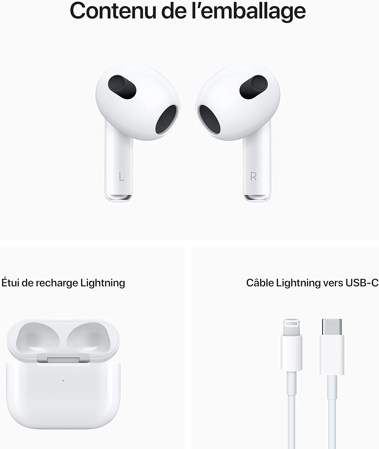 Apple AirPods (3rd Generation) with Lightning Charging Case